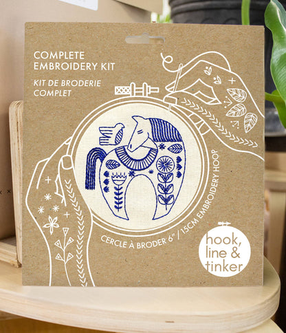 Hook, Line & Tinker Hygge Horse Complete Embroidery Kit