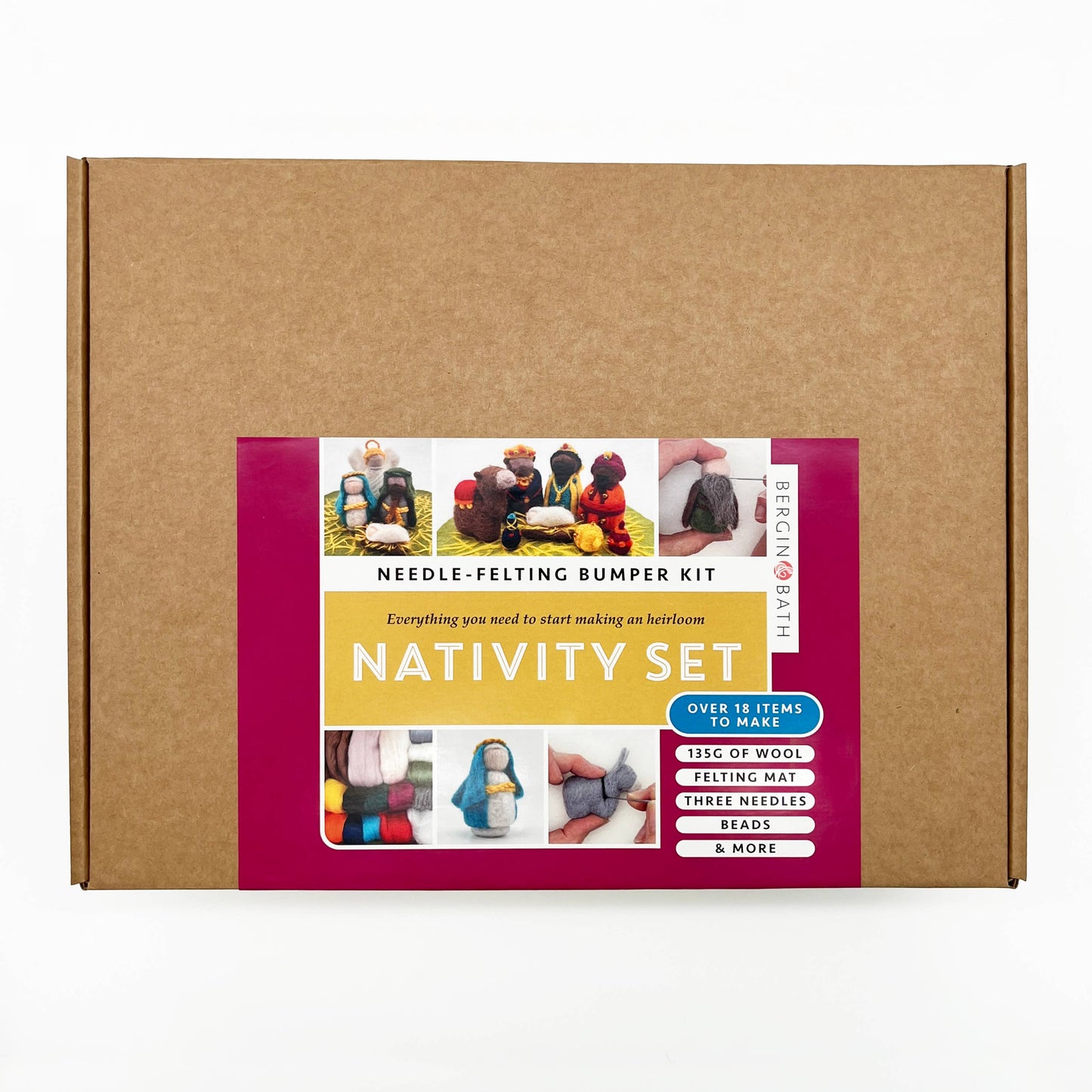 Bergin & Bath Needle Felting Kit: Nativity