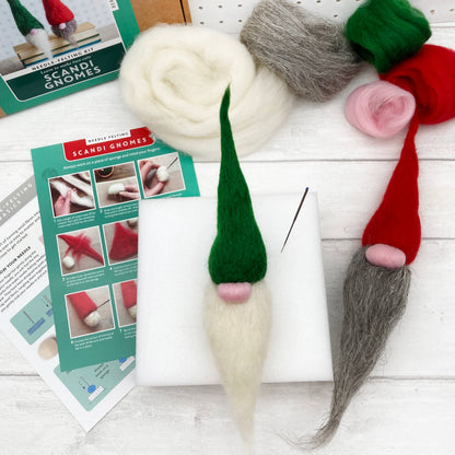 Bergin & Bath Needle Felting Kit: Scandi Gnomes