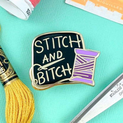 Jubly-Umph 'Stitch And Bitch' Lapel Pin