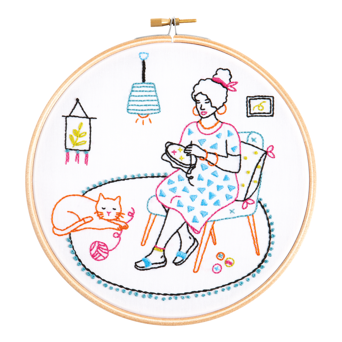 Hawthorn Handmade Wonderful Women Embroidery Kit (Stitching)