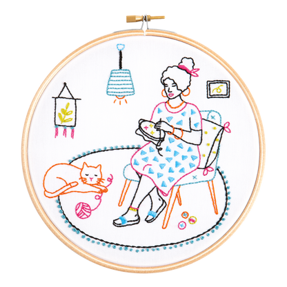 Hawthorn Handmade Wonderful Women Embroidery Kit (Stitching)