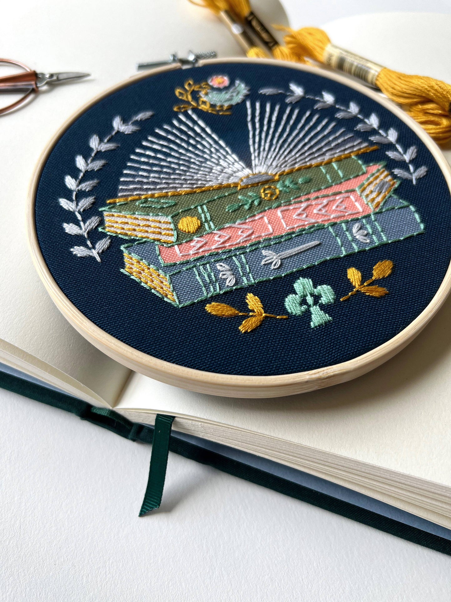 Rikrack Reader Embroidery Kit