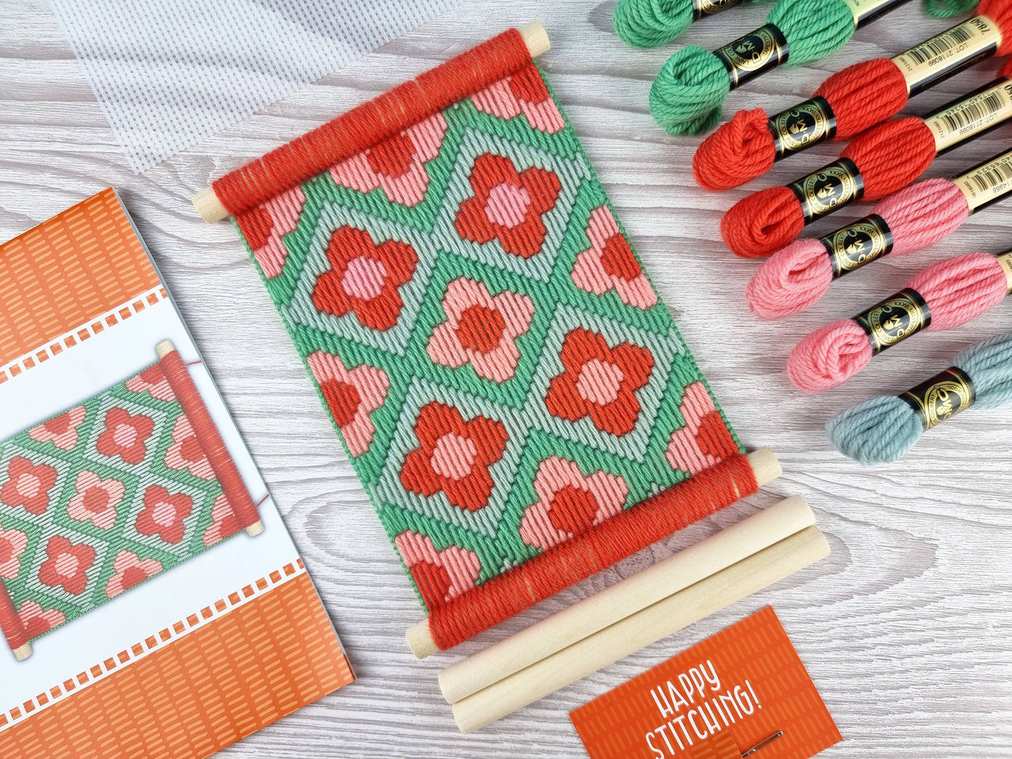 Oh Sew Bootiful 'Ditsy Daisies' Bargello Tapestry Kit