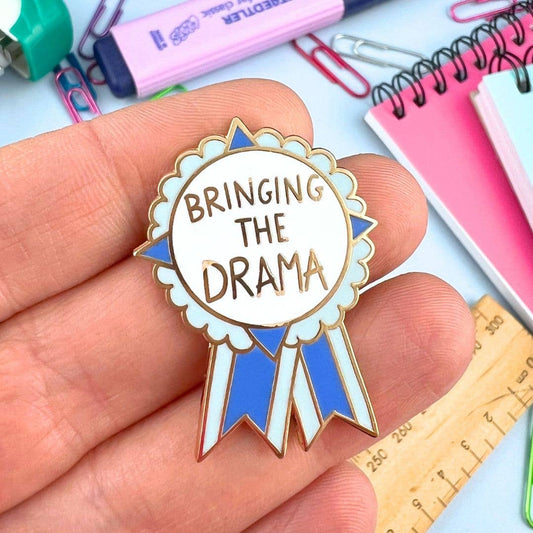 Jubly-Umph 'Bringing The Drama' Lapel Pin