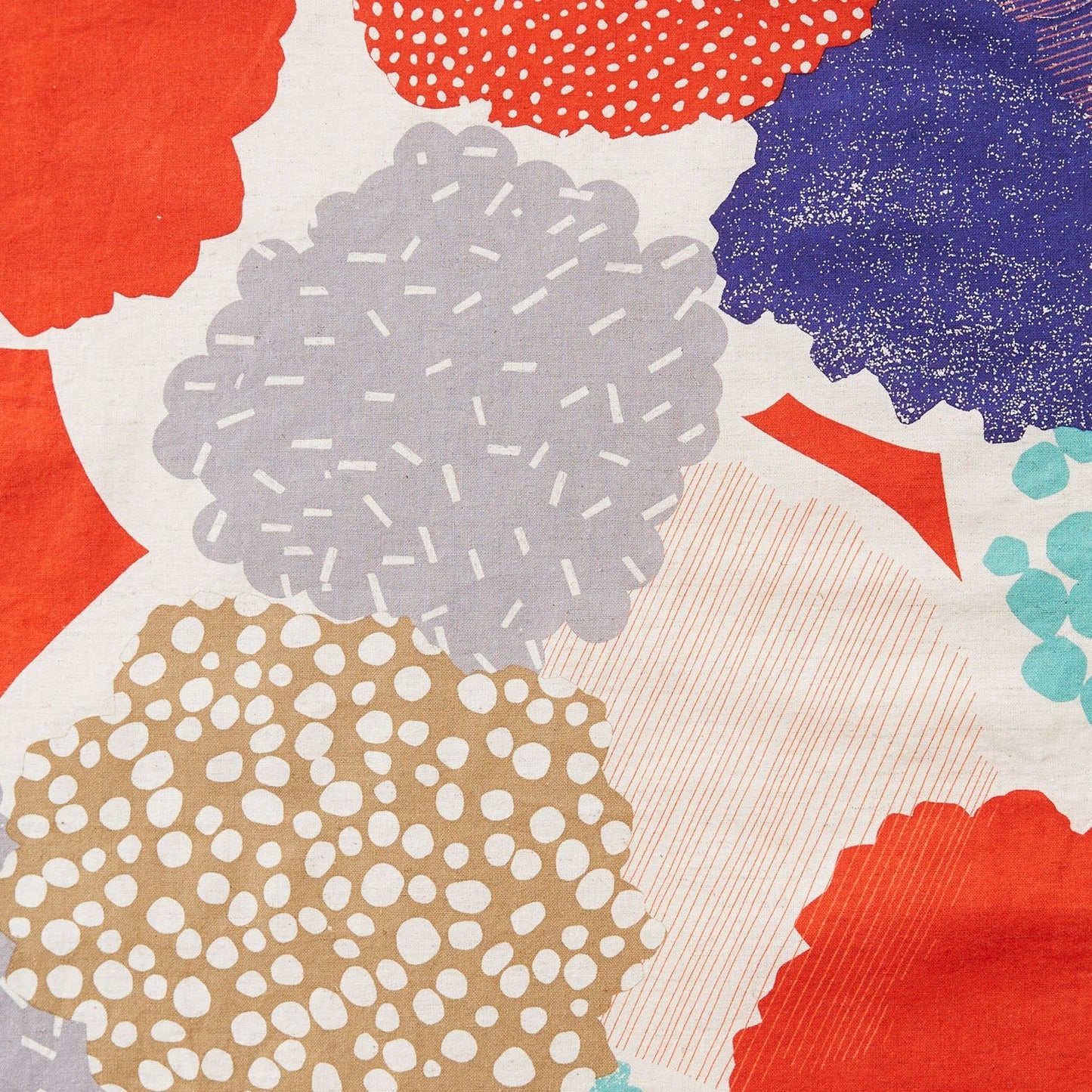 Echino by Kokka Bright Cotton Linen ($64/metre)