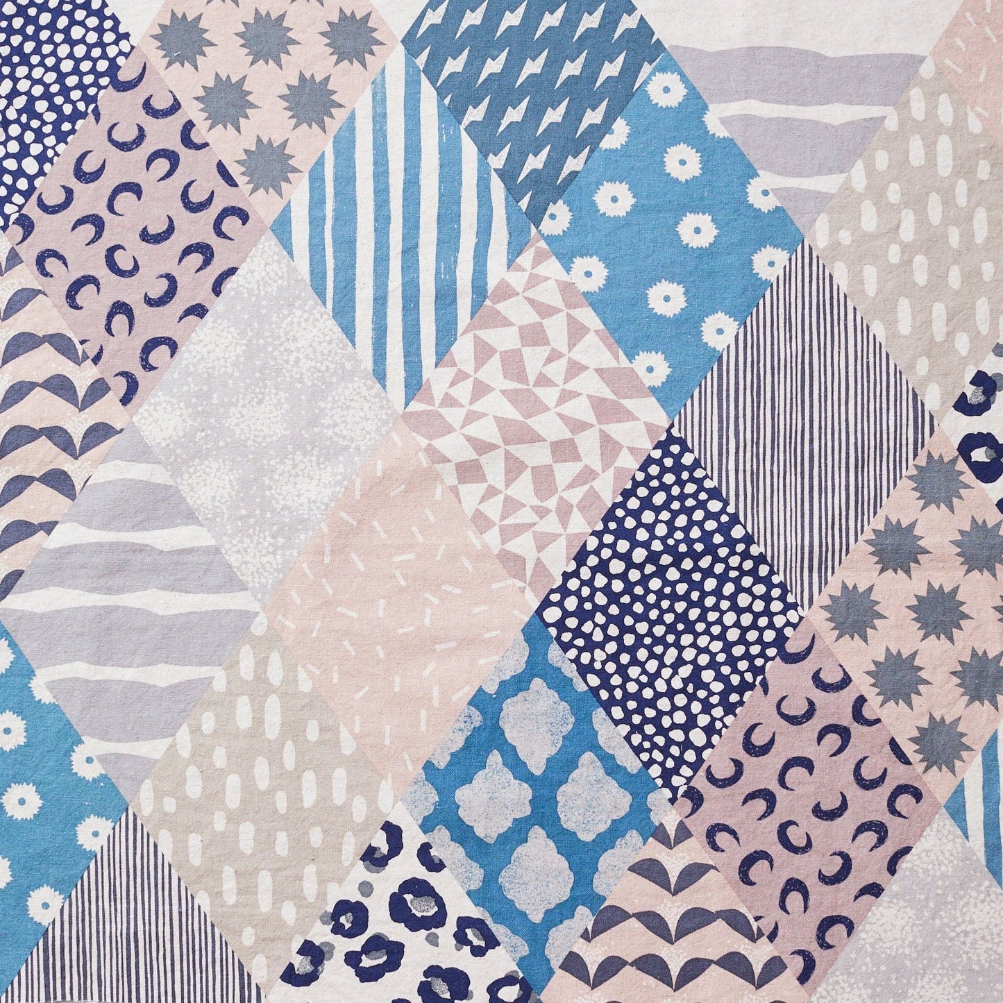 Echino by Kokka Rhombus (Mocha) ($64/metre)