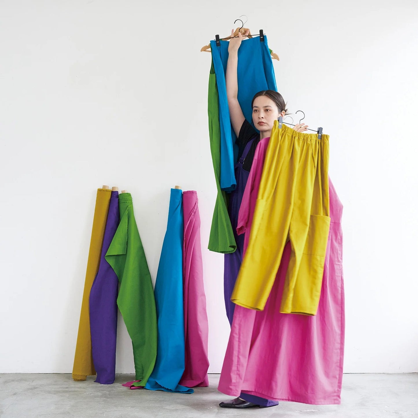 Echino by KOKKA Renewal Vibrant Solid Range ($52/metre)