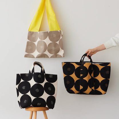 Echino by Kokka Muddy Works Anpan ($56/metre)