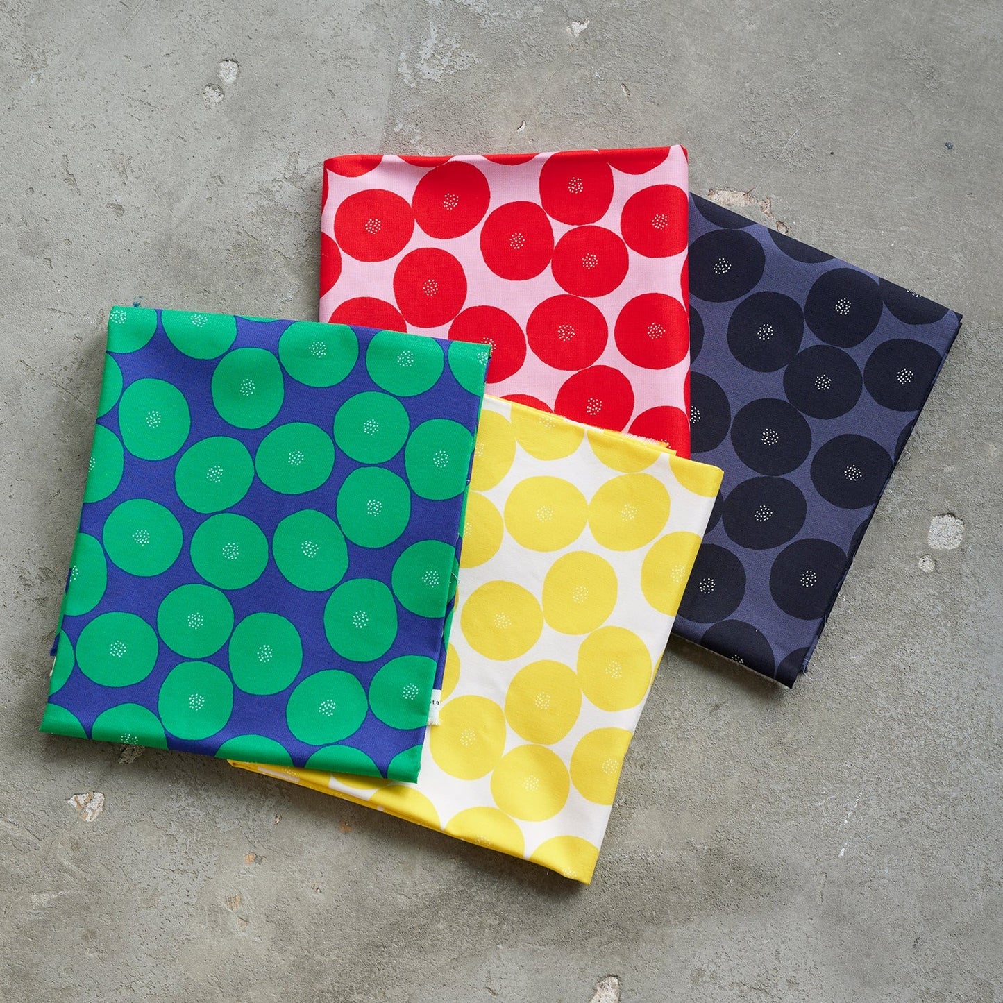 Echino by Kokka Muddy Works Anpan ($56/metre)