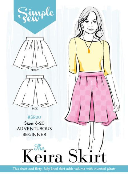 Simple Sew Bundle of Two Patterns (Keira Skirt and Lucille Dress)
