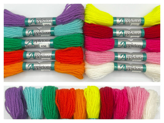 Appletons Tapestry 4 Ply Range (Summer Colours)