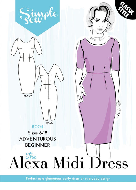 Simple Sew Alexa Midi Dress