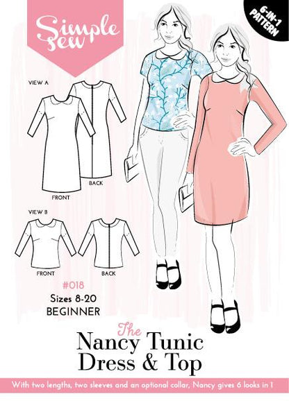 Simple Sew Nancy Tunic Dress & Top