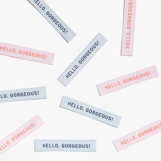Kylie and the Machine 'Hello Gorgeous' Sewing Labels