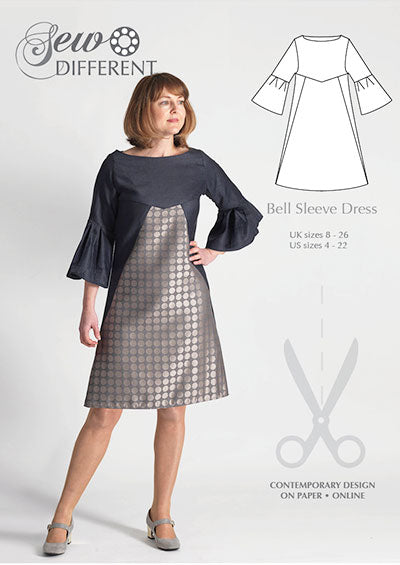 Sew Different Bell Sleeve Dress