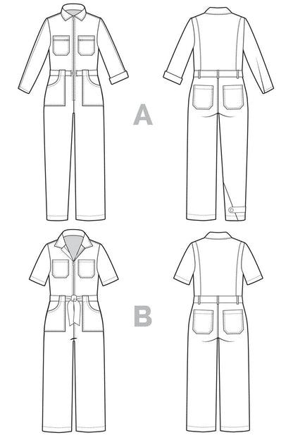 Closet Core Patterns Blanca Flight Suit