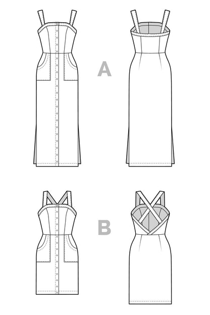 Closet Core Patterns Fiona Sundress