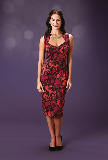 Simple Sew Loretta Jewel Neck Dress