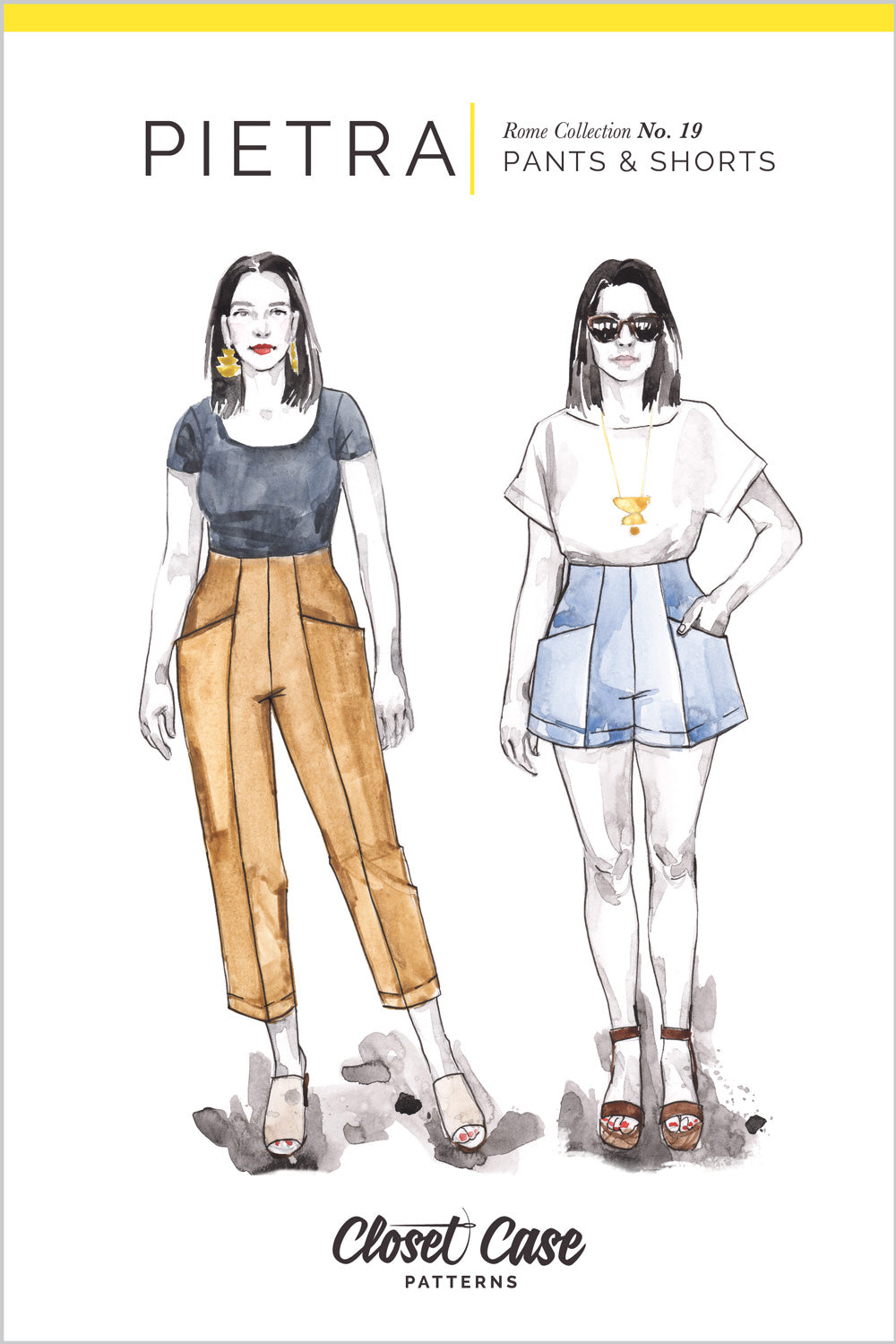 Closet Core Patterns Pietra Shorts and Pants
