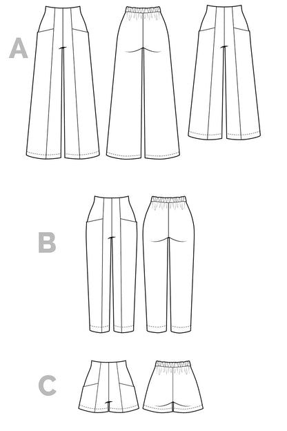 Closet Core Patterns Pietra Shorts and Pants