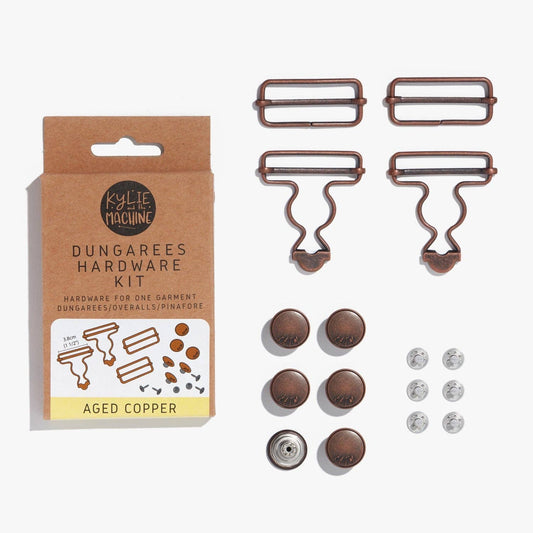 Kylie and the Machine Dungarees Hardware Kit (Aged Copper)