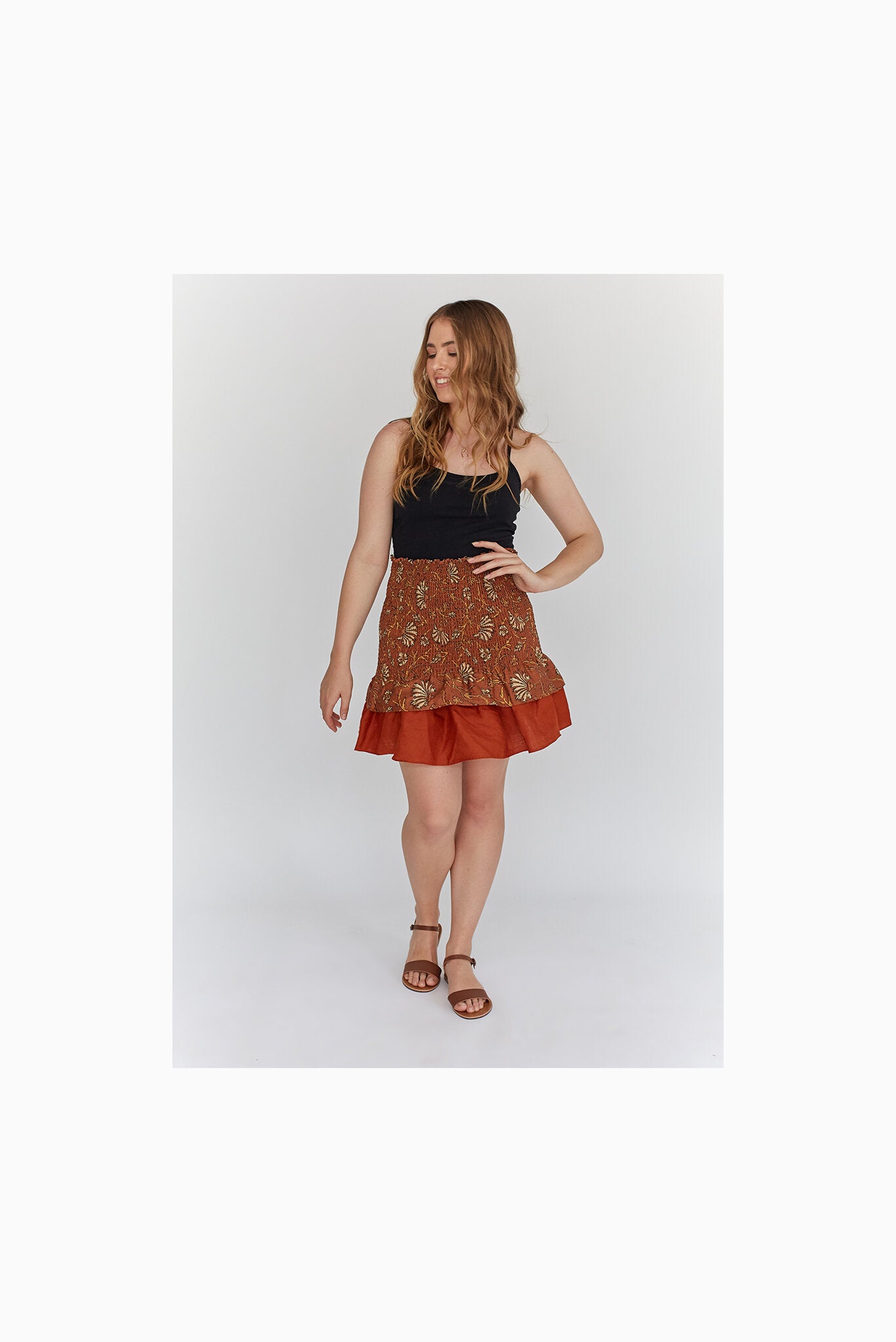 Common Stitch Fawn Skirt Set