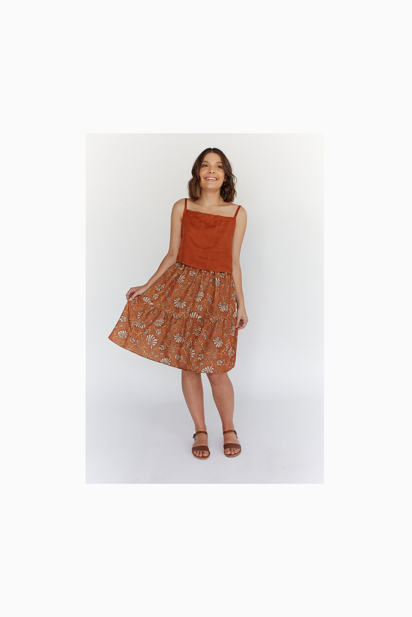 Common Stitch Fawn Skirt Set